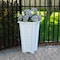 Mayne Lakeland Tall Planter - White 5868-W - alternate 1